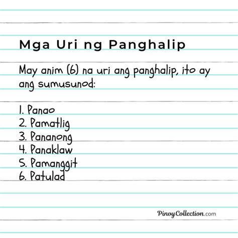 PANGHALIP: Uri ng Panghalip, Halimbawa ng .
